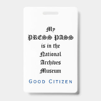 1ste amendement Controle - Mijn perspas Badge