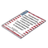 1ste amendement notitieboek (Linkerzijde)