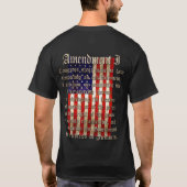 1ste amendement t-shirt (Achterkant)