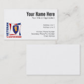 1ste AVN BDE Veteraan Visitekaartje (Voorkant / Achterkant)