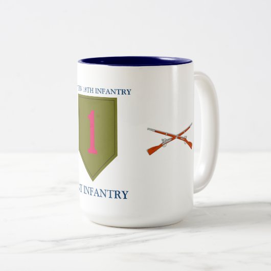 1STE BATTALION 18E INFANTRY 1STE INFANTRY MOK (Voorkant rechts)