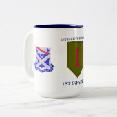 1STE BATTALION 18E INFANTRY 1STE INFANTRY MOK (Voorkant links)