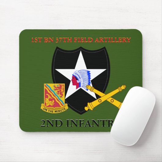 1STE BATTALION 37E VELD ARTILLERY 2DE INFANTRY  MUISMAT (Met muis)