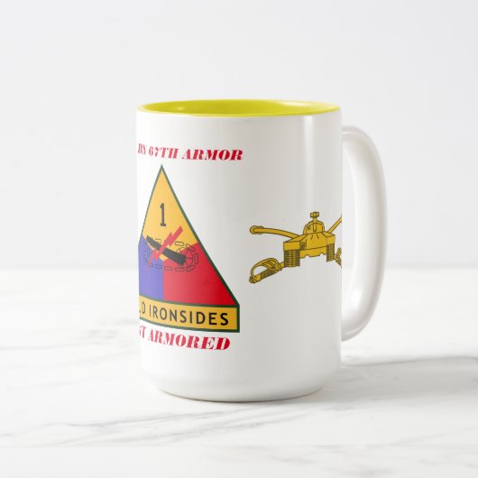 1STE BATTALION 67E ARMOR 1STE GEARMOREERDE MOK (Voorkant rechts)