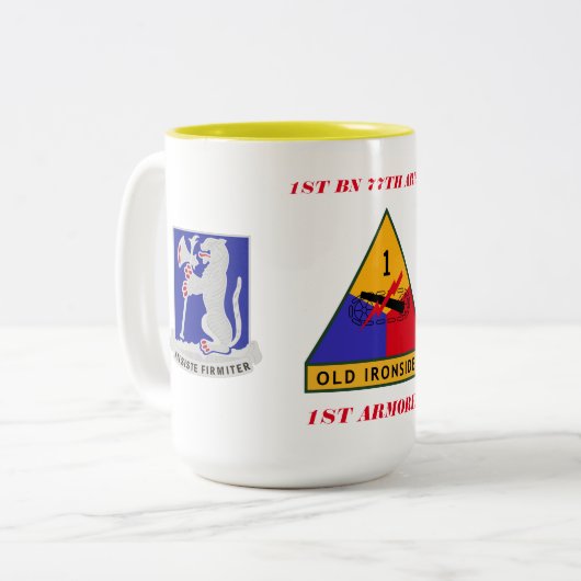 1STE BATTALION 77E ARMOR 1STE GEARMOREERDE MOK (Voorkant links)