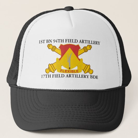 1STE BATTALION 94TH FIELD ARTILLERY 17th FIELD Trucker Pet (Voorkant)
