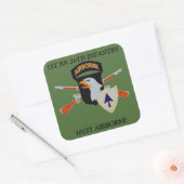1STE BN 26th INFANTRY 101ST LUCHTBORNE STICKERS (Envelop)