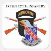 1STE BN 327th INFANTRY 101ST LUCHTBORNE STICKERS (Voorkant)