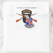 1STE BN 327th INFANTRY 101ST LUCHTBORNE STICKERS (Tas)