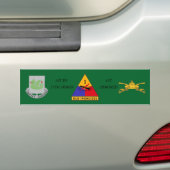1STE BN 37th ARMOR 1ST ARMORED BUMPERSTICKER (Op auto)