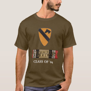 1ste Cav Div Universiteit van Irak Shirt