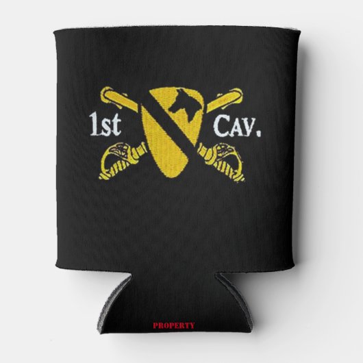 1ste CAVALRY-AFDELING Blikjeskoeler (Voorkant)