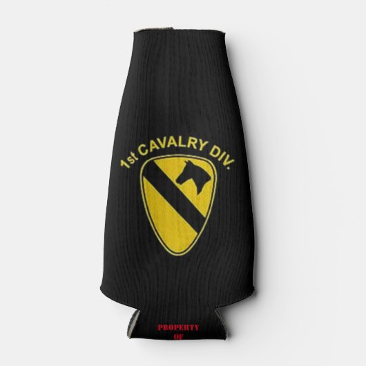 1ste CAVALRY-AFDELING Flesjeskoeler (Voorkant)
