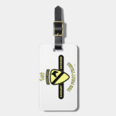 1STE CAVALRY-AFDELING "HET EERSTE TEAM" BAGAGELABEL (Voorkant verticaal)