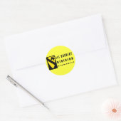 1ste CAVALRY-AFDELING Ronde Sticker (Envelop)