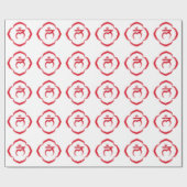 1ste Chakra (de wortelketen) Cadeaupapier (Vlak)