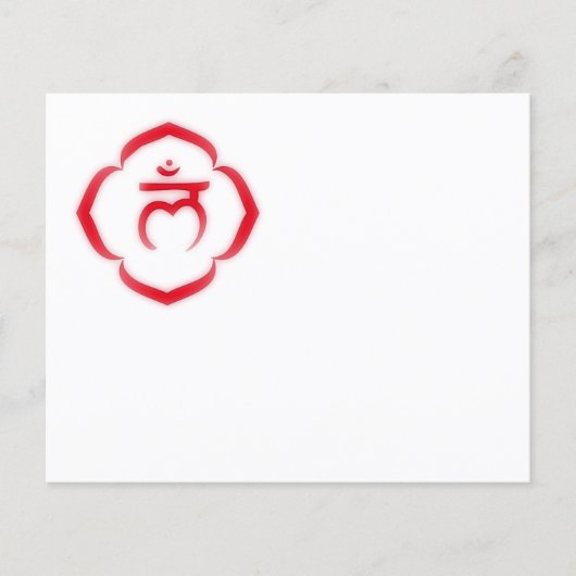 1ste Chakra (de wortelketen) Flyer (Voorkant)