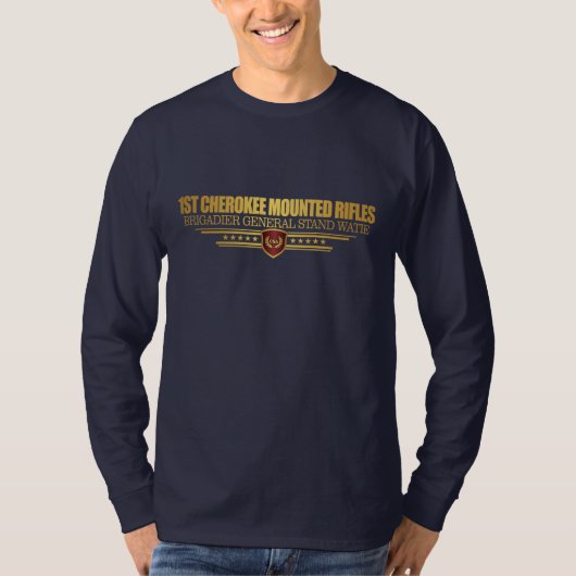 1ste Cherokee Monteerde Geweren T-shirt (Voorkant)