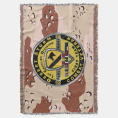 1ste divisie woestijn Storm veteraan Deken (Voorkant Verticaal)