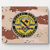 1ste divisie woestijn Storm veteraan Fotoplaat (Voorkant)