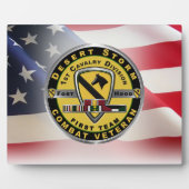 1ste divisie woestijn Storm veteraan Fotoplaat (Voorkant)