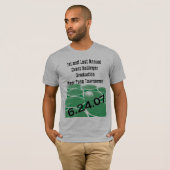 1ste en laatste jaarlijkse bra... t-shirt (Voorkant volledig)