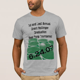 1ste en laatste jaarlijkse bra... t-shirt
