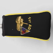 1ste gepantserde divisie "1st AD Old Ironsides" Golfheadcover (Voorkant)