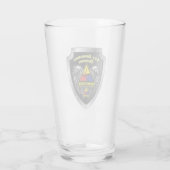 1ste gepantserde divisie "Oude rondes" scharrelsch Glas (Achterkant)