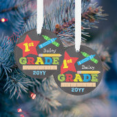 1ste graad eerste graad Keepomwille Chalkboard kle Ornament
