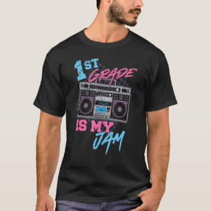1ste graad is mijn Jam  80s Boombox leraar St. T-shirt
