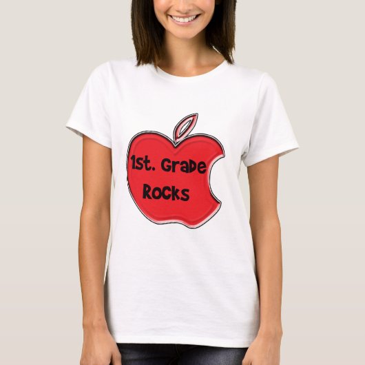 1ste. Grade Rocks T-shirt (Voorkant)