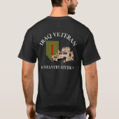 1ste ID Irak - Humvee T-shirt (Achterkant)