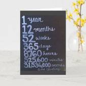 1ste JUBILEUM OP MIJN LIEFJE "VOOR DE REST VAN ONZ Kaart (Gele Bloem)