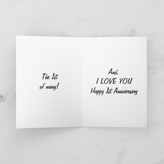 1ste JUBILEUM - U R DE KIJK OP MIJN CUPCAKE Kaart (Binnen)