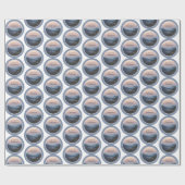 1ste Jubileum van de coördinatiecongraten Cadeaupapier (Vlak)