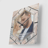 1ste Jubileum van het Weddenschap, getextureerd Vierkante Klok (Hoek)