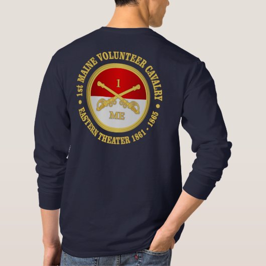 1ste Maine Cavalry T-shirt (Achterkant)