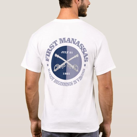 1ste Manassas (B&G) T-shirt (Achterkant)