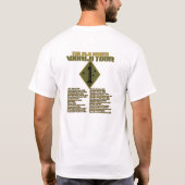 1ste maritieme sector WERELDTOUR T-shirt (Achterkant)
