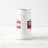 1ste Maryland Cavalry Civil War Flag Bierpul (Center)