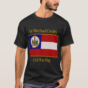 1ste Maryland Cavalry Civil War Flag T-shirt