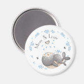 1ste Moederdag, naam, eerste moederdag Magneet (Voorkant / Achterkant)