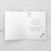 1ste Moederdag - Speciale dochter - Baby Carriag Kaart (Binnen)