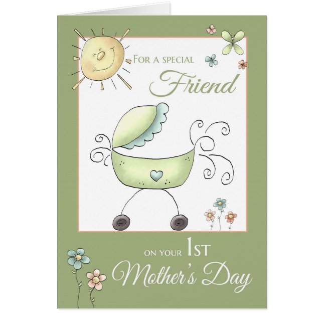 1ste Moederdag - Speciale vriend - Baby (Voorkant)