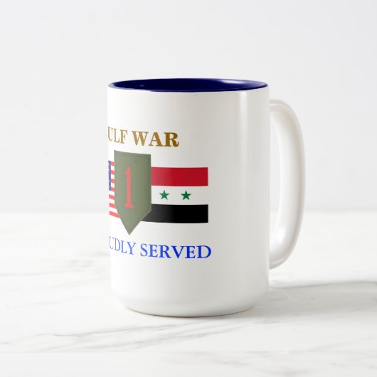 1STE MOK INFANTRY DIVISION GULF WAR (Voorkant rechts)