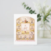 1ste negen briefkaart (Staand voorkant)