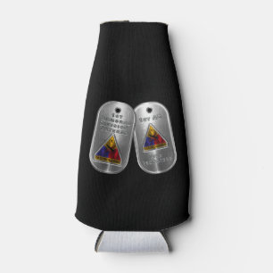 1ste pantserdivisie "1ste AD  Labels" Flesjeskoeler