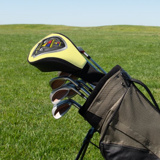 1ste pantserdivisie "Oude strijken" Golfheadcover (Insitu)