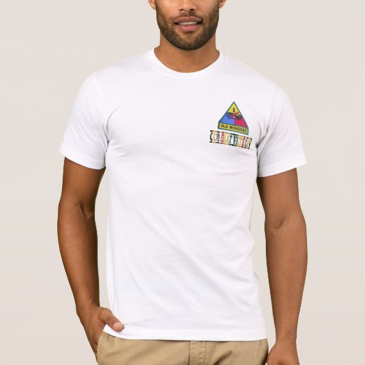 1ste pantserdivisie SWA Combat Veteran Shirt (Voorkant)